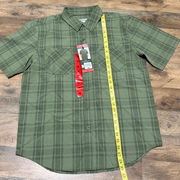 Green NWT Orvis Men’s Short Sleeve Woven tech shirt - Picture 2 of 6